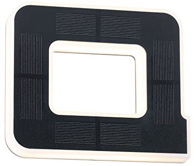 Paulmann 94650 LED Solar Hausnummer A IP44 Warmweiß Akku wechselbar incl. 1x0,2 Watt Solarleuchte Schwarz Solarlampe Kunststoff Solarlicht 3000 K