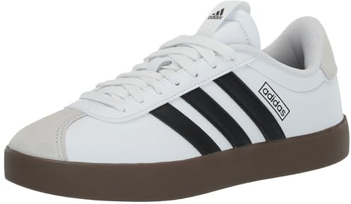 Adidas Vl Court 3.0 Herren-Sneaker, Weiß/Schwarz/Grau, 11,5