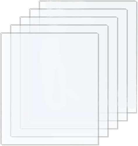 500mm x 400mm Clear Acrylic Plastic Sheet - Laser Cut to Size Perspex Glass Panel 4mm Thick - Small Large Replacement Sizes