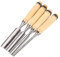 Half-Round Chisel Woodworking Chisel Carved Chisel Woodworking Cutter 4pcs Woodworking Tool Set Half-Circle Inner Cutter