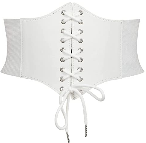 JASGOOD Corset Femme Bustiers et Corsets Corset Noir de Pirate Pour Femme Ceinture
