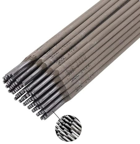 WOFICRET J422 Welding Rods, Mild Steel Electrodes, All Position Stick Rods, Smooth Welding Performance, Ideal for DIY and Repair,50pcs,1.0mm