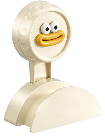 FVDPWYE Supporto da parete per cuffie, gancio per accessori, bianco latte