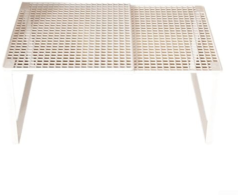 Scaffale regolabile in larghezza con funzionalità impilabile per organizzare utensili da cucina, spezie, prodotti per la pulizia e oggetti quotidiani (2 bianchi (31 cm)