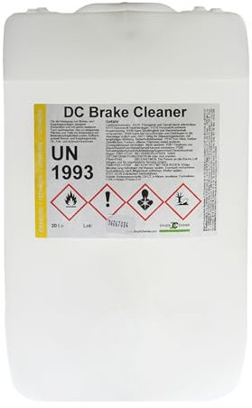 DC DruckChemie GmbH Bremsenreiniger Kanister 10L, acetonfrei - Brake Cleaner - Teilereiniger zum Reinigen & Entfetten von Bremsen, Platten & Kupplungen