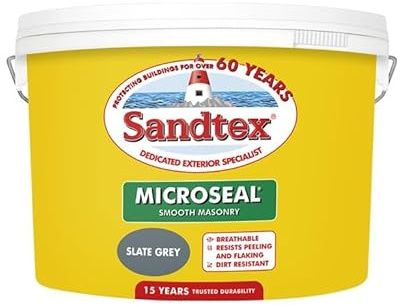 Sandtex Smooth Masonry 10L - Slate Grey