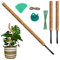 AHQDPFMY Moosstange, 101,6 cm, Monstera-Pflanzenstütze für Zimmerpflanzen, Kletterpflanzen, Kokosfaserstange, 2 Stück, 61 cm, stapelbare Moosstange für Pflanzen