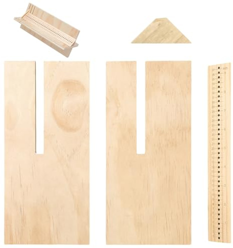 BENECREAT Strumento Rilegatura Libri Legno, Forniture per Rilegatura di Libri - Kit Fai da Te per Diari, Quaderni e Pianificatori