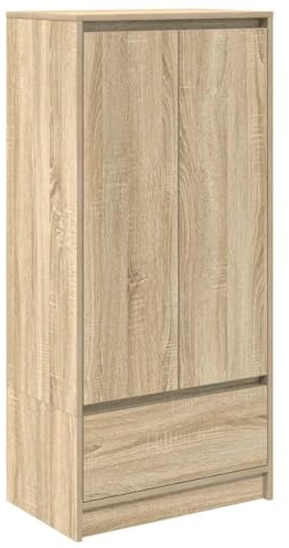vidaXL Kast met lade 55,5x34x119,5 cm spaanplaat sonoma eikenkleurig