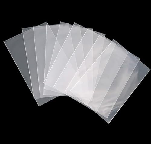 100 Pcs Clear Card Sleeves 58x89mm, Penny Sleeves Pokemon Kpop Idol Photo Postcard Proector 200 Microns Unsealable Ultra Thickness for Trading Cards The Gathering Magic (Transparent)