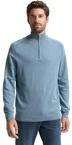 TOM TAILOR Pull pour Homme, 39094 - Mélange de Bleu délavé, M
