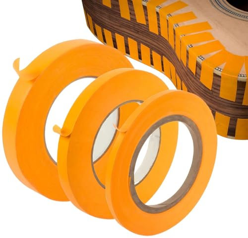 Ruban Pour Peintres, Ruban De Masquage, À Fines Rayures 3 Pièces - Adhésif À Fines Rayures, De Masquage Large Pour Peintres Automobiles, De Masquage Pour Peinture, Guitare D'art