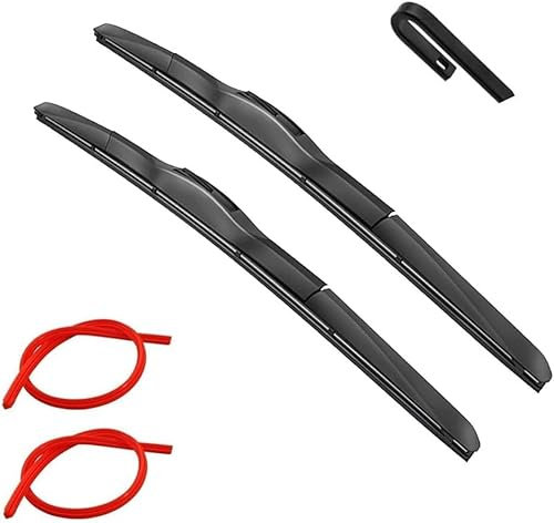Escobillas limpiaparabrisas Delanteras para FIAT Stilo 2001-2006 - Kit de Alto Rendimiento, Visibilidad Superior en Carretera, fácil instalación, Hojas Planas