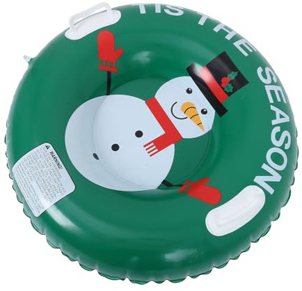 KICHOUSE Heavy Duty Inflatable Snow Tube Sled for Adults with Thickened Material and Handles Versatile Winter Sports Sledding Tube for Family Outdoor