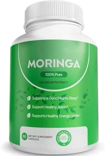 eqjrpo Moringa Organica - Supporta Energia, Pelle, Capelli, Immunità e Salute Intestinale |