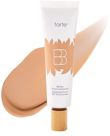 tarte BB blur tinted moisturizer Broad Spectrum SPF 30 – Medium Buildable Coverage with Natural Lightweight Matte Finish, Vegan & Cruelty-Free, full size, medium