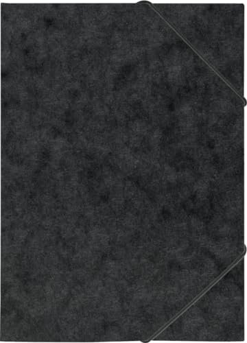 BRUNNEN Ringbuch A4 2R 15mm Gummizug schwar