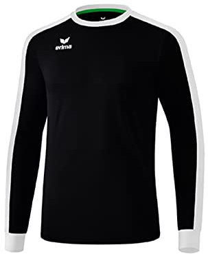 Erima Herren Retro Star Trikot Langarm, Schwarz/Weiß, M EU