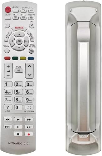 Replacement Remote Control for Panasonic Smart LCD LED TV N2QAYB001010 Universal Panasonic LCD LED HDTV Remote Control with Netflix Button