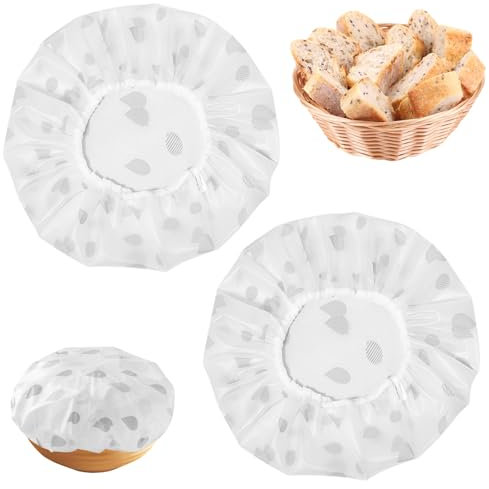 2Pcs Bowl Covers, Bread Proofing Cover Reusable Bowl Covers for Bread Proofing, Adjustable Elastic Bowl Covers, Bread Cover for Rising, Cloth Bowl Covers for Bread Rising Sourdough Proofing Covers