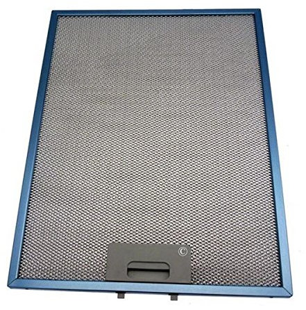 SOS - Filtro de metal antigrasa (282 x 380 mm) para campana extractora 480122102174, GF03QB AEG, ARISTON HOTPOINT, ARTHUR MARTIN ELECTROLUX, BAUK
