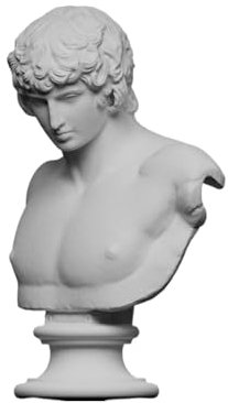 Statua del busto antinoo greco fatto a mano museo replica scultura in marmo