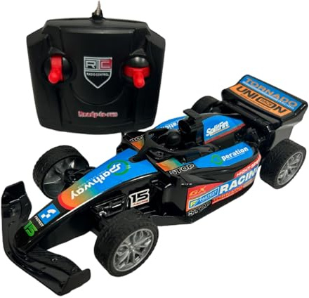 Bilfjärrkontroll Formel Racing Bil Radiokontroll Bil Leksak Radiostyrd Bil RC Formel Bil Leksak för Barn, Blandade Färger Slumpmässig Färg