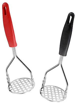 DECHOUS Presse-purée Compact En Acier Inoxydable Idéal Pour Les Citrouilles Les Carottes Et Les Pommes De Terre