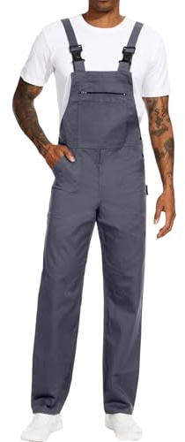 WORK IDEA Arbeits-Latzhose für Männer Multi Pocket Technology Herren Arbeitslatzhose