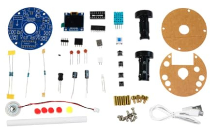 Dualoai Kit de Projet de Soudure D'humidificateur Kit de Projet Compact pour Les étudiants de Bureau de Laboratoire