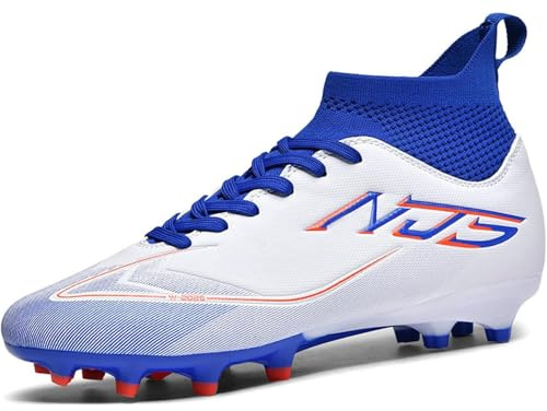 FGNINIY Men's Football Boots Soccer Shoes High Top Football Shoes Outdoor Professional Training Football Boots for Astro Turf Soccer Shoes Unisex