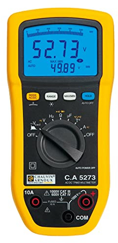 Chauvin Arnoux P01196773 C.A 5273 Digitalmultimeter, schwarz und gelb