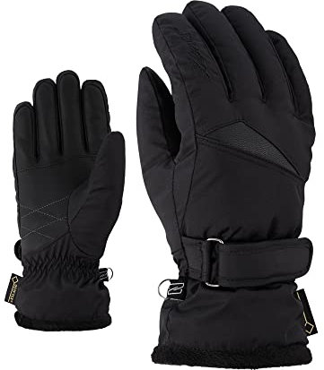 Ziener Damen KOFEL GTX lady glove Ski-handschuhe/Wintersport | Wasserdicht, Atmungsaktiv, , schwarz (black), 8