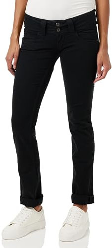 Pepe Jeans Damen Venus Jeans, 999schwarz, 31W / 32L