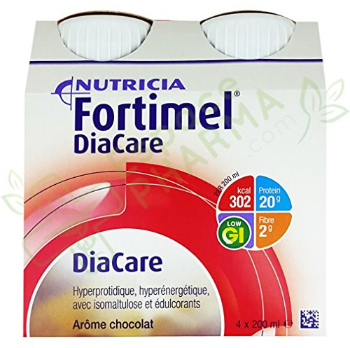 Nutricia Fortimel Diacare Arôme Chocolat 4 x 200ml