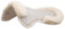 Acavallo Gel Pad mit Lammfell, Gr§e:XL, Farbe/Fellfarbe:transparent/White