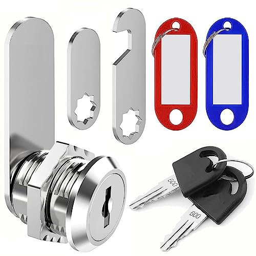 ZiYuya Mailbox Lock Con Chiave, Serratura per Cassetto Postale e Armadio, per Mobilia della Porta (16mm)