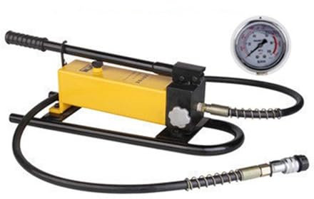 Hydraulische Handpumpe, Hochdruck-Hydraulikpumpe, manuelle Ölpumpe CP-180/CP-390/CP-700 JIYAMI'EN (Farbe : CP-700D+gauge)