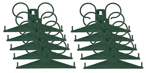 Support de sac de cathéter Ved, support de sac de nuit de cathéter, support en plastique pour sac de drainage urinaire, capacité de rétention de 2 L ((Confezione da 10))