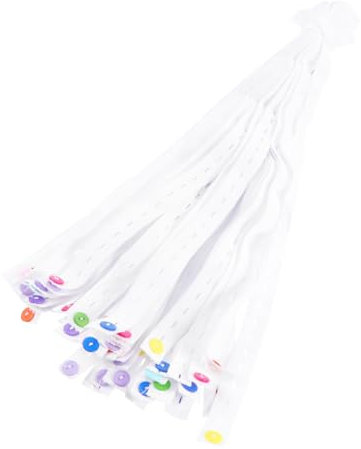 BESTonZON 50 Stück Gurt Verschlüsse für Stoffwindeln Windelbefestigungsschnallen babywindeln mullwindeln Feste Windelschnalle für Kleinkinder Windelverschlüsse Gummiband Colorful