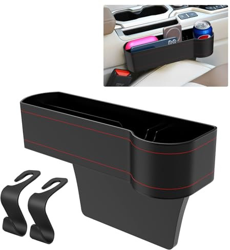 Portabevande per auto, multifunzione, portabottiglie per auto, universale, portabottiglie auto, portabottiglie, organizer per seggiolini auto, contenitore per bevande e bevande, telefono, in pelle PU