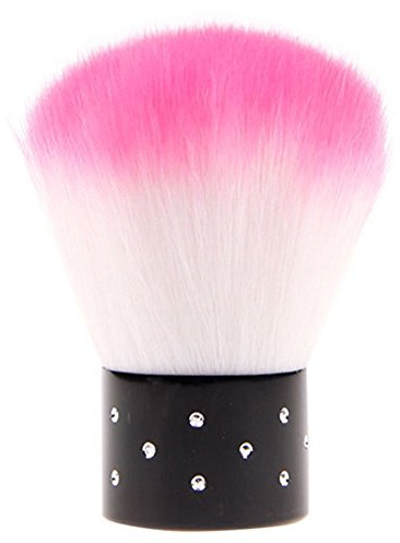 Nailsicatar Cepillo de uñas Cepillo antipolvo para Nail Art Limpieza Gel UV Color Aleatorio Cosmético Cepillo Facial X 1