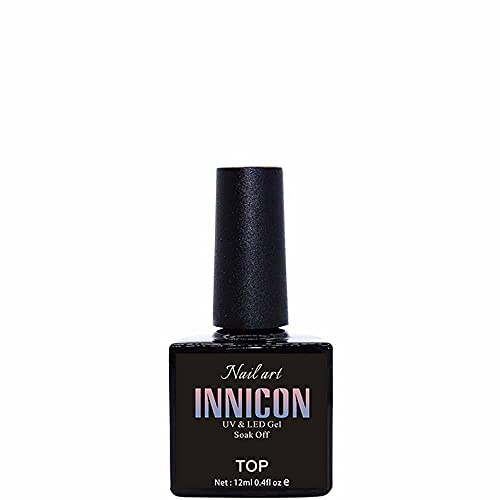 Shine Finish överlack 12ml, UV/LED Soak-Off Semi-Permanente hälsovänlig nagellack för kvinnor Nagelsalong Nagelkonsthantverk Present till jul Ingen torkning överlack