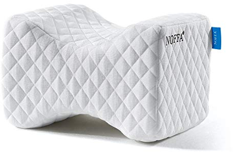 NOFFA Knee Pillow, Memory Foam Contour Leg Pillow Between Knees for Sleeping, Knee Cushion Support for Hip, Leg, Side Sleeper
