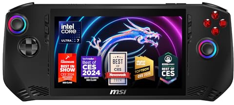MSI Claw A1M-016UK Intel Core Ultra 7 16GB 1TB SSD 7 Handheld Gaming Console