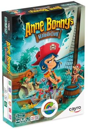 Cayro – Anne Bonnies Malediction – Brettspiel – Piratenabenteuer – Strategiespiele – 2 bis 5 Spieler – Familienspaß