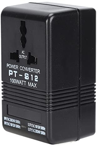 AYNEFY Voltage Converter AC 100V-120V to -240V Step Up Power Adapter 100W Transformer for Travel with PC Material Suitable for Electrical Appliances Up to 100W