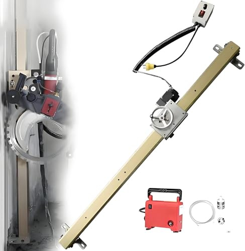 Electric Ring Saw Cutting Guide with Rotating Rocker and Alloy Automatic Track for Walls, Floors, and Slopes