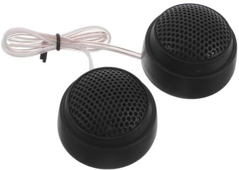 Cabilock Tweeter Dôme Piézoélectrique 300w pour Système Audio Voiture, Haut-parleurs à Pavillon Compacts Résistants la Chaleur, Amélioration Audio Intérieure Automobile Rapide et Facile