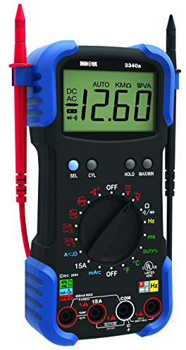 Innova 3340 Professional Automotive Digital Multimeter, Black